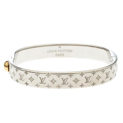 silver louis vuitton bracelet|Louis Vuitton armband leer.